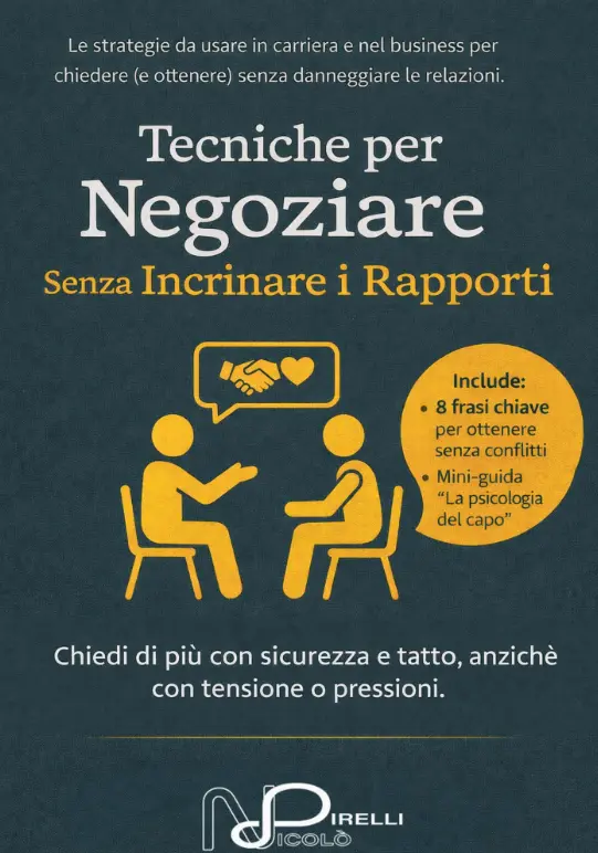 Negoziazione carriera e stipendi: #05 - Tecniche per negoziare senza incrinare i rapporti