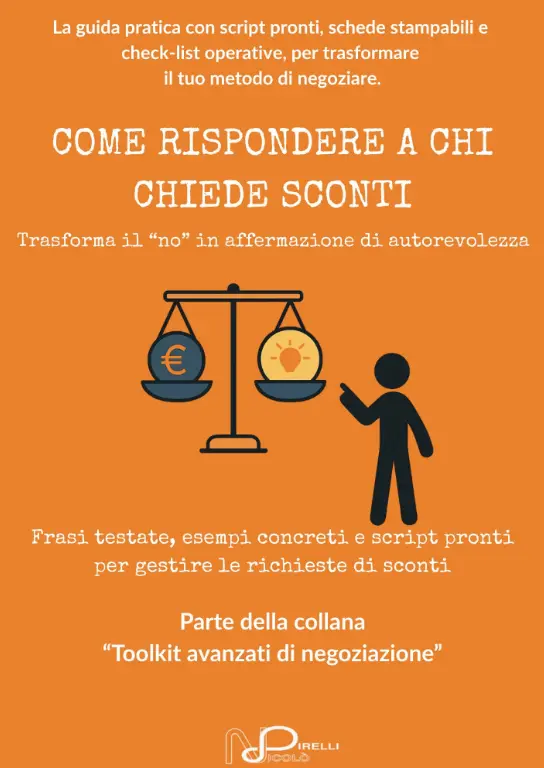 Negoziazione per Freelance #04 - Come rispondere a chi chiede sconti