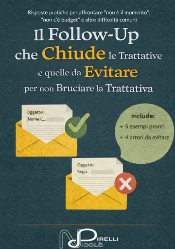 Negoziazione carriera e stipendi: #03 – Il follow-up che chiude le trattative